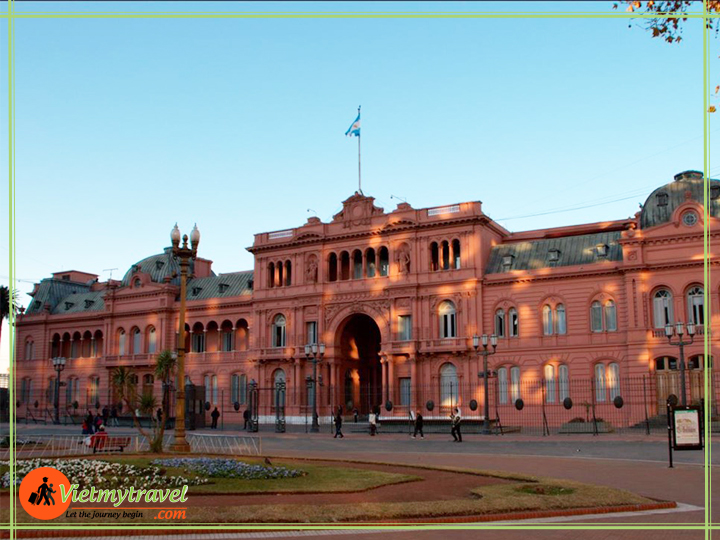Dinh tổng thống Casa Rosada - Vietmytravel