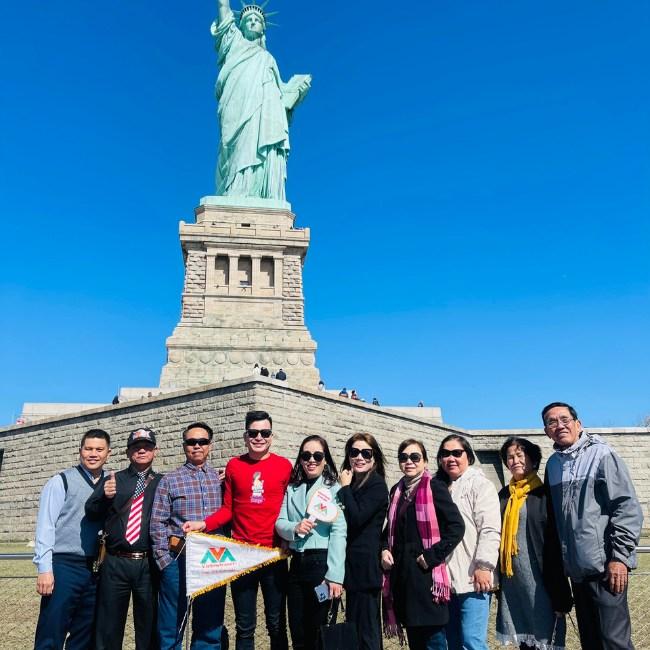 Đoàn du khách land tour bờ Đông Hoa Kỳ tại Vietmytravel